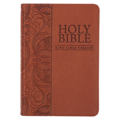 Cover Image for KJV Mini Pocket Edition: Tan -- Christian Art Gifts, Imitation Leather