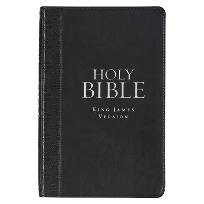 KJV Standard Size Thumb Index Edition: Black -- Christian Art Gifts, Imitation Leather