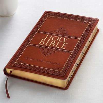 Cover Image for KJV Large Print Thumb Index Edition: Tan -- , Imitation Leather