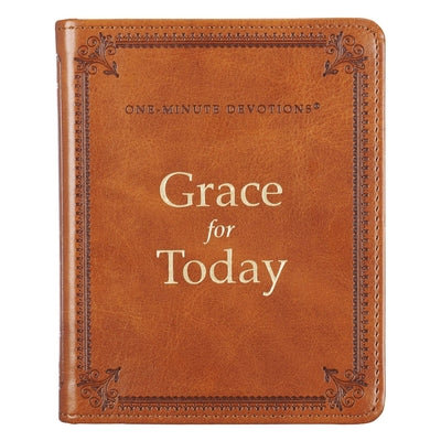 Cover Image for One-Minute Devotions(r) Grace for Today -- Christian Art Gifts, Bonded Leather