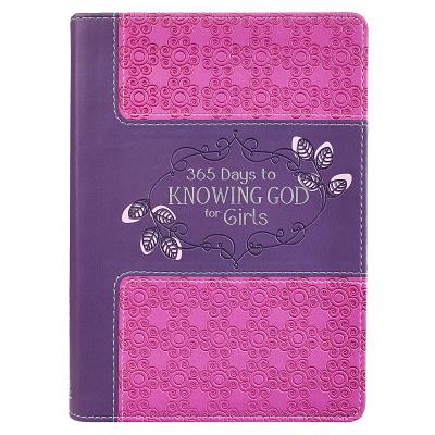 Cover Image for 365 Days to Knowing God for Girls Devotional -- Carolyn Larsen, Hardcover