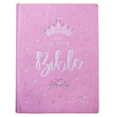 Cover Image for ESV My Creative Bible for Girls Faux Leather Hc, Pink Glitter -- Christian Art Gifts, Hardcover