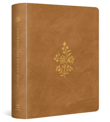 Cover Image for ESV Journaling Study Bible (Trutone Over Board, Nubuck Caramel) -- Wayne Grudem, Imitation Leather