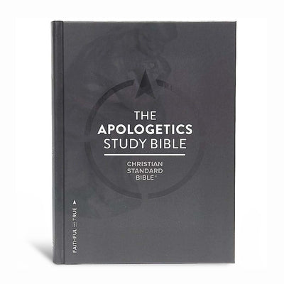Cover Image for CSB Apologetics Study Bible, Hardcover: Black Letter, Defend Your Faith, Study Notes and Commentary, Ribbon Marker, Sewn Binding, Easy-To-Read Bible S -- Csb Bibles by Holman, Hardcover