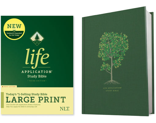 Cover Image for NLT Life Application Study Bible, Third Edition, Large Print (Red Letter, Hardcover) -- New Living Translation, Hardcover