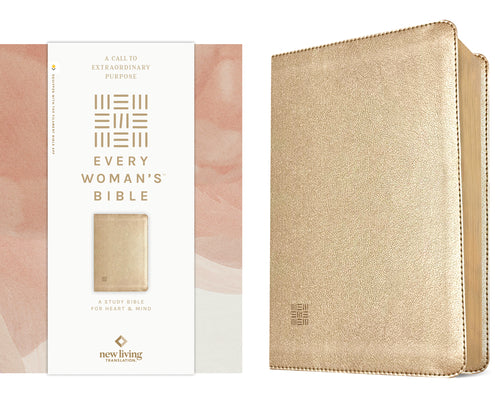 Cover Image for NLT Every Woman's Bible, Filament Enabled (Leatherlike, Soft Gold, Red Letter) -- New Living Translation, Imitation Leather