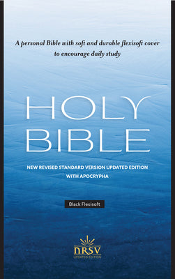 NRSV Updated Edition Bible with Apocrypha (Flexisoft, Black) -- National Council of Churches, Imitation Leather