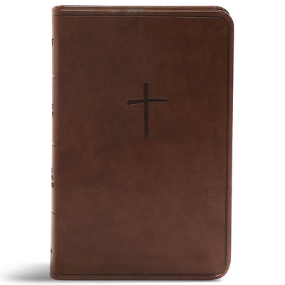 Cover Image for KJV Compact Bible, Value Edition, Brown Leathertouch -- Holman Bible Publishers, Imitation Leather