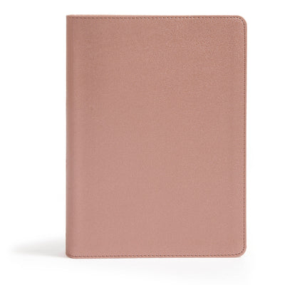 Cover Image for CSB She Reads Truth Bible, Rose Gold Leathertouch, Indexed: Notetaking Space, Devotionals, Reading Plans, Easy-To-Read Font -- Raechel Myers, Imitation Leather