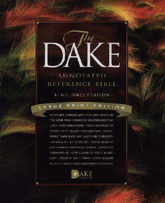 Cover Image for Dake Annotated Reference Bible-KJV-Large Print -- Finis Jennings Dake, Bonded Leather
