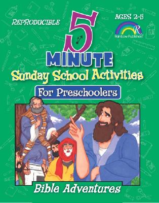 5 Minute Sunday School Activities: Bible Adventures: Preschoolers -- Mary J. Davis, Paperback