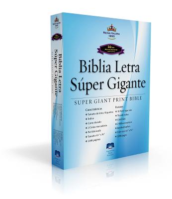Cover Image for Spanish Super Giant Print Bible-Rvr 1960 -- American Bible Society, Bonded Leather