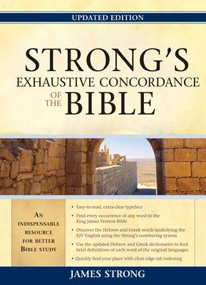Cover Image for Strong's Exhaustive Concordance of the Bible -- James Strong, Hardcover