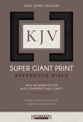 Cover Image for KJV Super Giant Print Bible -- Hendrickson Publishers, Imitation Leather