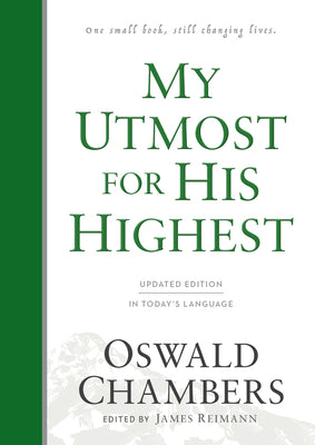 Cover Image for My Utmost for His Highest: Updated Language Hardcover (a Daily Devotional with 366 Bible-Based Readings) -- Oswald Chambers, Hardcover