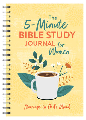 Cover Image for The 5-Minute Bible Study Journal for Women: Mornings in God's Word -- Annie Tipton, Spiral