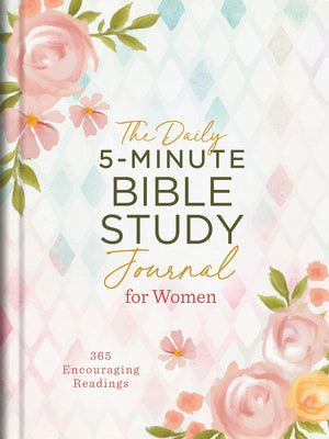 Cover Image for The Daily 5-Minute Bible Study Journal for Women: 365 Encouraging Readings -- Compiled by Barbour Staff, Hardcover