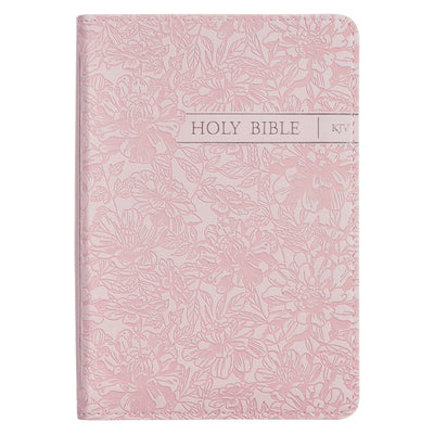 Cover Image for KJV Bible Mini Pocket (Faux Leather, Pink) -- Christian Art Gifts, Imitation Leather