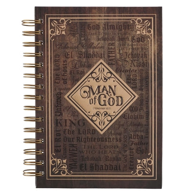 Cover Image for Journal Wirebound Large Man of God -- Christian Art Gifts Inc, Spiral