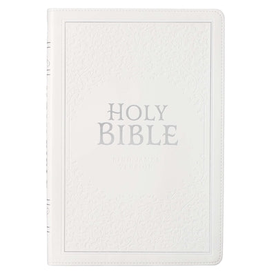 Cover Image for KJV Thinline White Wedding Bible -- , Leather