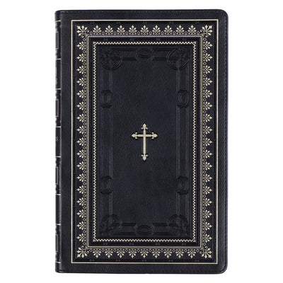 KJV Bible Deluxe Gift (Faux Leather, Black) -- Christian Art Gifts, Imitation Leather