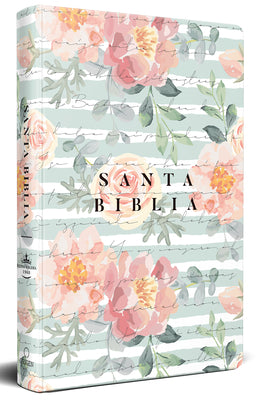 Cover Image for Biblia Reina Valera 1960 Letra Grande, Tamaño Manual, Tapa Dura Rosas Rosadas / Spanish Bible Rvr 1960 Handy Size Large Print Hc Pink Roses -- Reina Valera Revisada 1960, Hardcover
