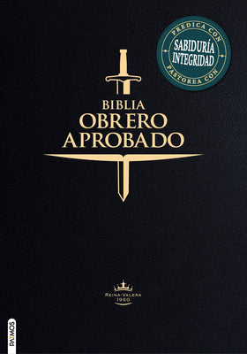Cover Image for Biblia Obrero Aprobado (Imitación Piel Negro) / Approved Worker Bible (Imitation Black Leather) -- Editorial Patmos, Imitation Leather