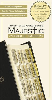 Cover Image for Majestic Traditional Gold-Edged Bible Tabs -- Ellie Claire, Other