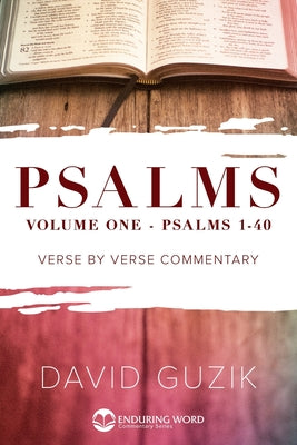 Cover Image for Psalms 1-40 -- David Guzik, Paperback