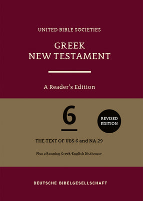 Cover Image for Greek New Testament (Ubs6): A Reader's Edition (Hardcover) -- Barclay M. Newman, Hardcover