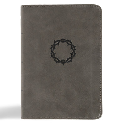 Cover Image for NASB Large Print Compact Reference Bible, Charcoal Leathertouch -- Holman Bible Publishers, Imitation Leather