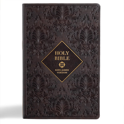 Cover Image for KJV Holy Bible, Giant Print with Cross-References, Dark Brown Leathertouch, Indexed -- Holman Bible Publishers, Imitation Leather