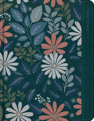 Cover Image for NASB Notetaking Bible, Large Print Edition, Teal Floral Leathertouch -- Holman Bible Publishers, Imitation Leather