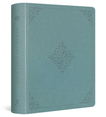 ESV Journaling Study Bible (Trutone Over Board, Paris Sky, Fleur-De-Lis Design) -- Esv Bibles, Imitation Leather