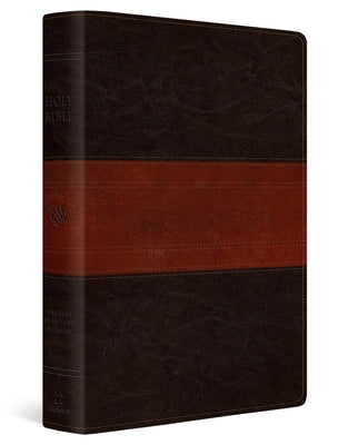 Cover Image for ESV Giant Print Personal Size Bible, Red Letter, Thumb Indexed (Trutone, Forest/Tan, Trail Design) -- Esv Bibles, Imitation Leather