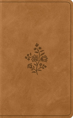 Cover Image for ESV Vest Pocket New Testament with Psalms and Proverbs, Red Letter (Trutone, Nubuck Caramel, Wildflower Design) -- Esv Bibles, Imitation Leather