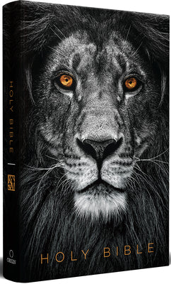 Cover Image for KJV Holy Bible, Large Print, Handy Size Format, Hardcover, Lion of Judah, Ribbon Marker, and Red Letter -- Origin, Hardcover