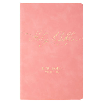 Cover Image for KJV Bible Gift Faux Leather, Pink -- Christian Art Gifts, Leather